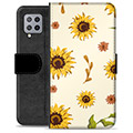 Samsung Galaxy A42 5G Premium Wallet Case - Sunflower