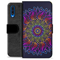 Samsung Galaxy A50 Premium Wallet Case - Colorful Mandala