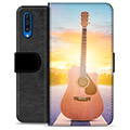 Samsung Galaxy A50 Premium Wallet Case - Guitar