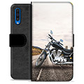 Samsung Galaxy A50 Premium Wallet Case - Motorbike