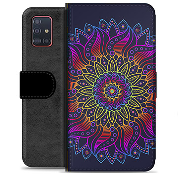 Samsung Galaxy A51 Premium Wallet Case - Colorful Mandala