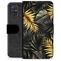 Samsung Galaxy A51 Premium Wallet Case - Golden Leaves