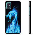 Samsung Galaxy A51 Protective Cover - Blue Fire Dragon