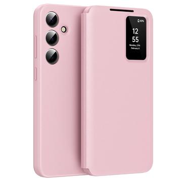Samsung Galaxy A55 Smart Clear View Flip Case with Card Slot