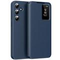 Samsung Galaxy A56 Smart Clear View Flip Case with Card Slot - Sapphire