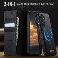 Samsung Galaxy A57 Caseme C49 2-in-1 Detachable Wallet Case - MagSafe Compatible, RFID - Black