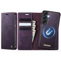 Samsung Galaxy A57 Caseme C49 2-in-1 Detachable Wallet Case - MagSafe Compatible, RFID - Purple