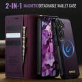 Samsung Galaxy A57 Caseme C49 2-in-1 Detachable Wallet Case - MagSafe Compatible, RFID - Purple