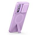 Samsung Galaxy A57 Tech-Protect Kevlar Aura Case - MagSafe Compatible - Violet