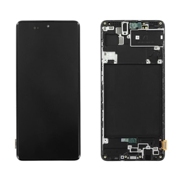 Samsung Galaxy A71 Front Cover & LCD Display GH82-22152A - Black