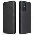 Samsung Galaxy A72 5G/4G Flip Case - Carbon Fiber