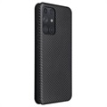 Samsung Galaxy A72 5G/4G Flip Case - Carbon Fiber