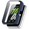 Samsung Galaxy Fit3 Plastic Case with Screen Protector - Dark Blue