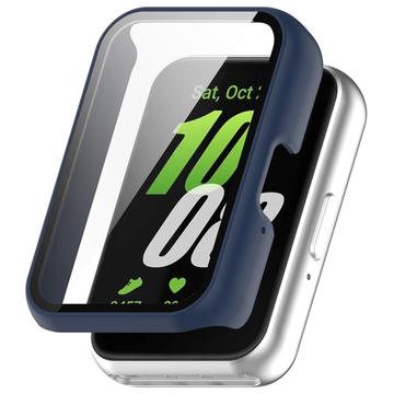 Samsung Galaxy Fit3 Plastic Case with Screen Protector - Dark Blue