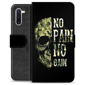 Samsung Galaxy Note10 Premium Wallet Case - No Pain, No Gain