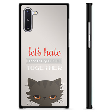 Samsung Galaxy Note10 Protective Cover - Angry Cat