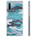 Samsung Galaxy Note10 TPU Case - Blue Camouflage