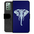 Samsung Galaxy Note20 Premium Wallet Case - Elephant
