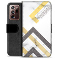 Samsung Galaxy Note20 Ultra Premium Wallet Case - Abstract Marble
