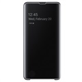 Samsung Galaxy S10+ Clear View Cover EF-ZG975CBEGWW - Black