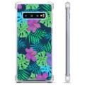 Samsung Galaxy S10 Hybrid Case - Tropical Flower