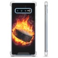 Samsung Galaxy S10 Hybrid Case - Ice Hockey