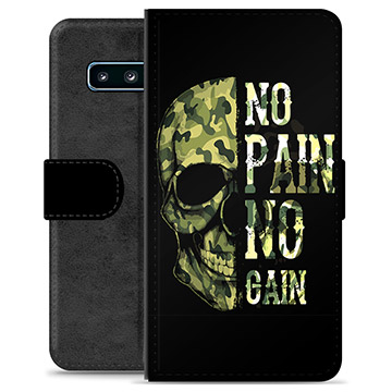 Samsung Galaxy S10 Premium Wallet Case - No Pain, No Gain