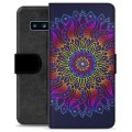 Samsung Galaxy S10 Premium Wallet Case - Colorful Mandala