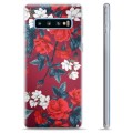 Samsung Galaxy S10 TPU Case - Vintage Flowers