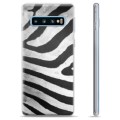 Samsung Galaxy S10 TPU Case - Zebra