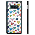 Samsung Galaxy S10e Protective Cover - Hearts