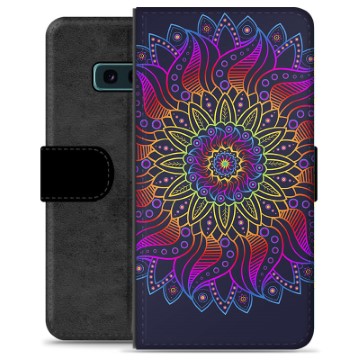 Samsung Galaxy S10e Premium Wallet Case - Colorful Mandala