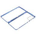 Samsung Galaxy S20 FE Magnetic Case with Tempered Glass - Blue