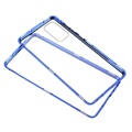 Samsung Galaxy S20 FE Magnetic Case with Tempered Glass - Blue