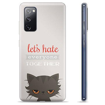 Samsung Galaxy S20 FE TPU Case - Angry Cat