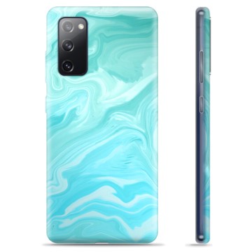 Samsung Galaxy S20 FE TPU Case - Blue Marble