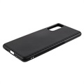 Samsung Galaxy S20 FE TPU Case - Carbon Fiber - Black