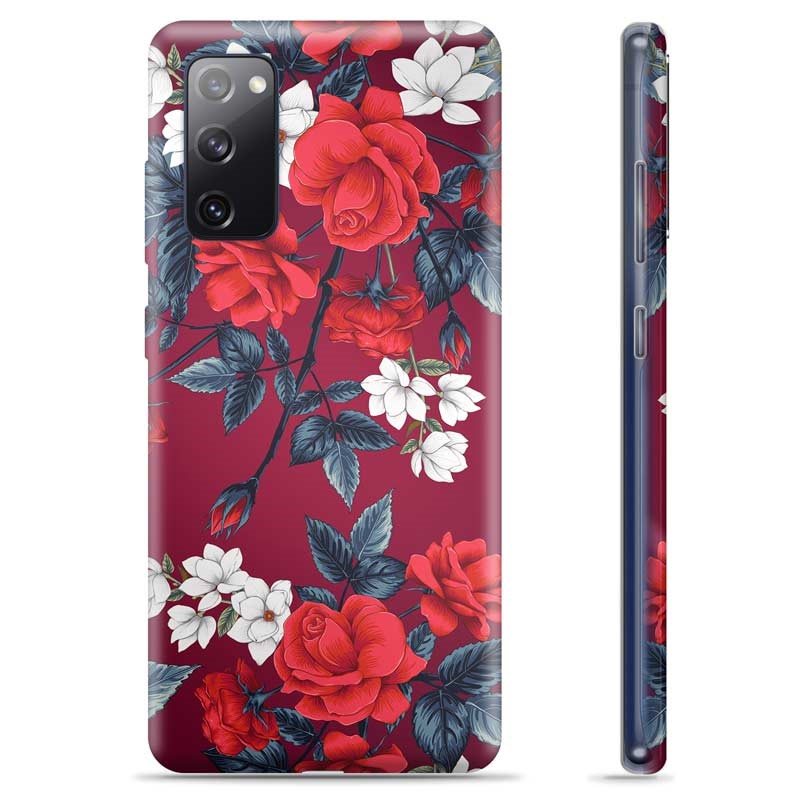 Samsung Galaxy S Fe Tpu Case Vintage Flowers