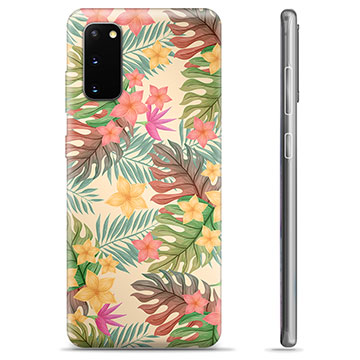 Samsung Galaxy S20 TPU Case - Pink Flowers