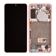 Samsung Galaxy S21 5G Front Cover & LCD Display GH82-24544D - Pink