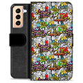 Samsung Galaxy S21+ 5G Premium Wallet Case - Graffiti