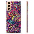 Samsung Galaxy S21+ 5G TPU Case - Abstract Flowers