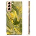 Samsung Galaxy S21+ 5G TPU Case - Olive Marble