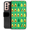 Samsung Galaxy S21 5G Premium Wallet Case - Avocado Pattern