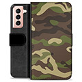 Samsung Galaxy S21 5G Premium Wallet Case - Camo