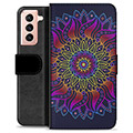 Samsung Galaxy S21 5G Premium Wallet Case - Colorful Mandala