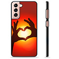 Samsung Galaxy S21 5G Protective Cover - Heart Silhouette