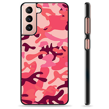 Samsung Galaxy S21 5G Protective Cover - Pink Camouflage