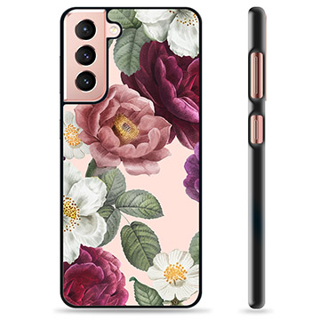 Samsung Galaxy S21 5G Protective Cover - Romantic Flowers