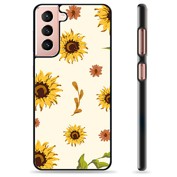 Samsung Galaxy S21 5G Protective Cover - Sunflower
